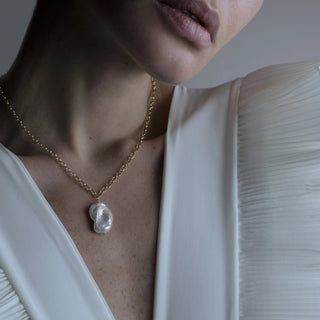 Baroque Pearl Necklace by ODL