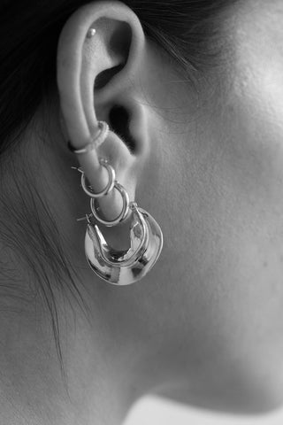 GEM CLAD HOOPS