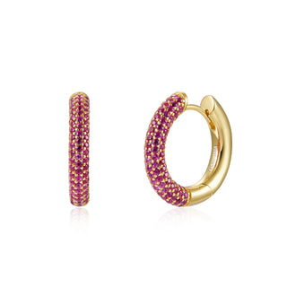 ETERNITY | HOOP EARRINGS PINK