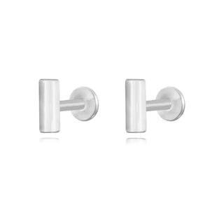 PLAIN BAR | FLAT BACK SILVER