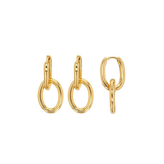 OVAL LINK | EARRINGS